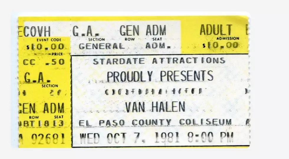 Van Halen Fair Warning Tour: at El Paso County Coliseum on 1981