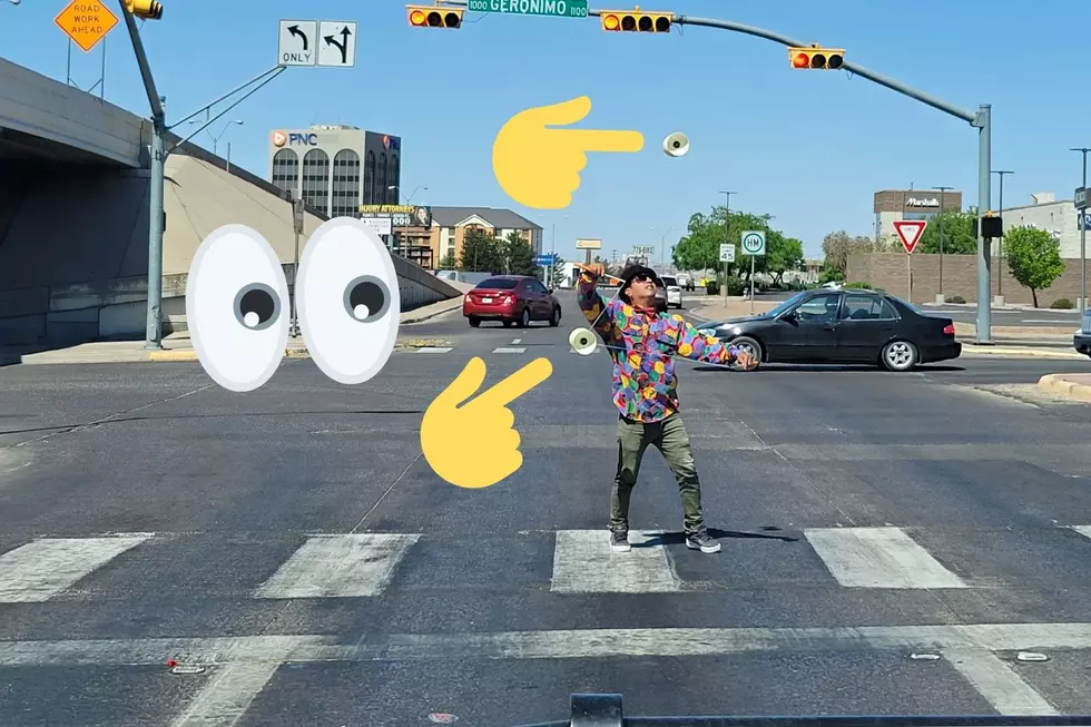 A Cool Street Entertainer In El Paso Isn’t Using Toilet Paper