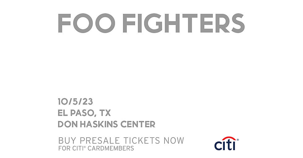Foo Fighters Announce Performance at Don Haskins Center in October