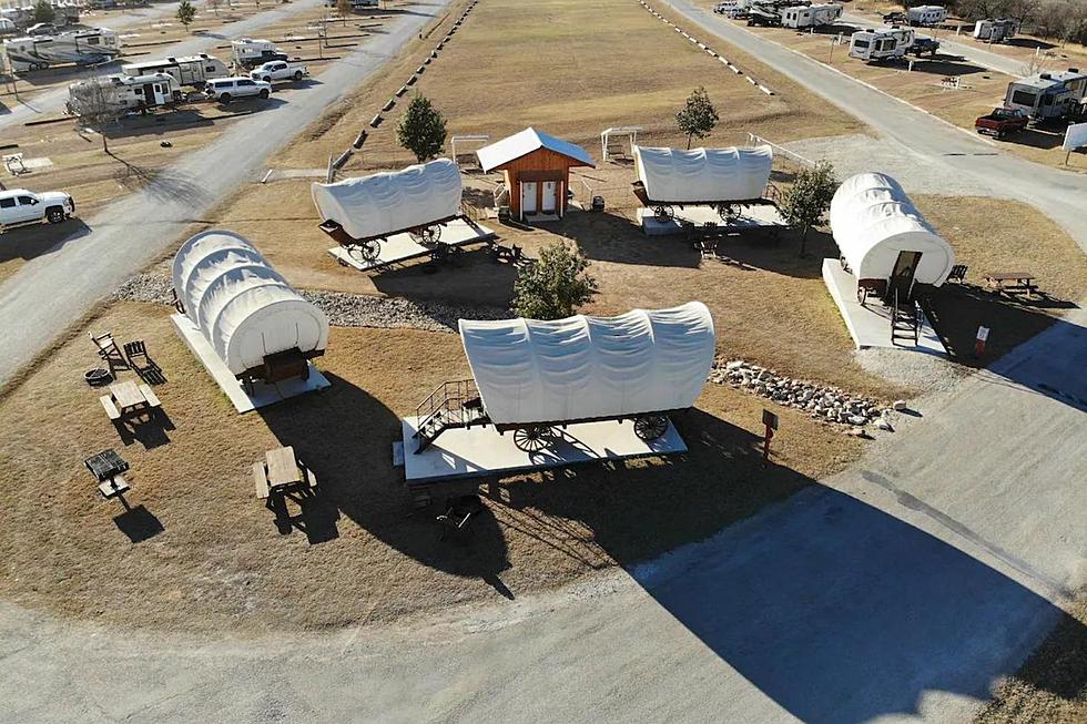 Channel Your Inner Pioneer at this Covered Wagon AirBnb in Texas