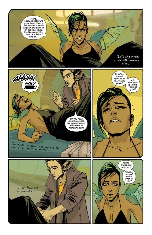 saga by brian k vaughan and fiona staples