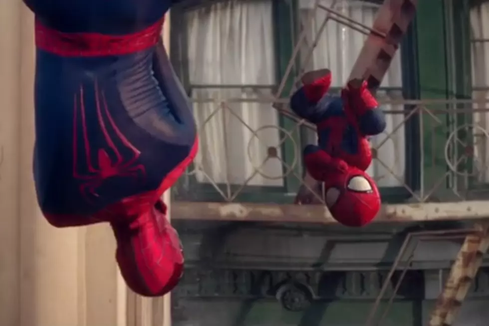 Movie Spider-Man Has A Dance-Off With Strange Baby Spider-Man In An Ad For Water [Video]