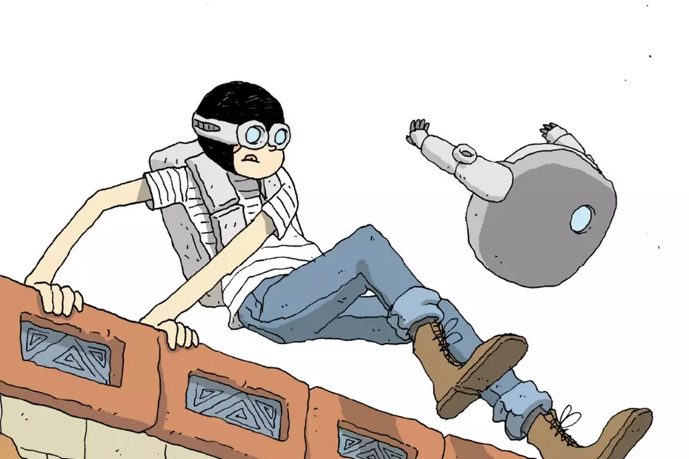 A Boy And His Robot Explore A Haunted Castle in Ben Sears’ ‘Night Air’ [Preview]