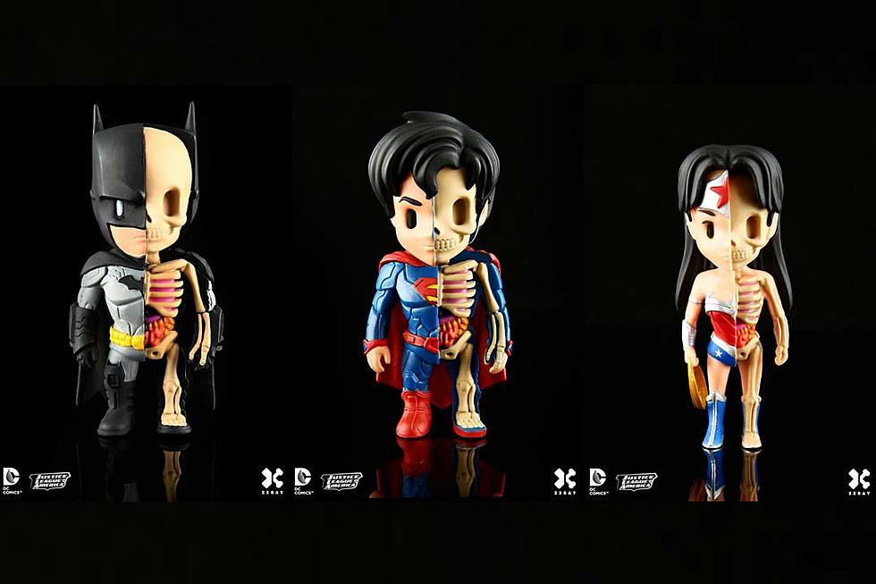 Mighty Jaxx XXRay Figures Show the Inner Strength of DC Super Heroes