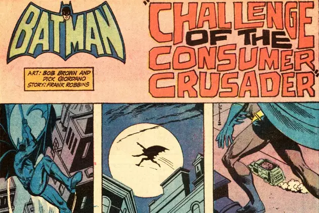 Bizarro Back Issues: Batman And The Challenge Of The Consumer Crusader! (1971)