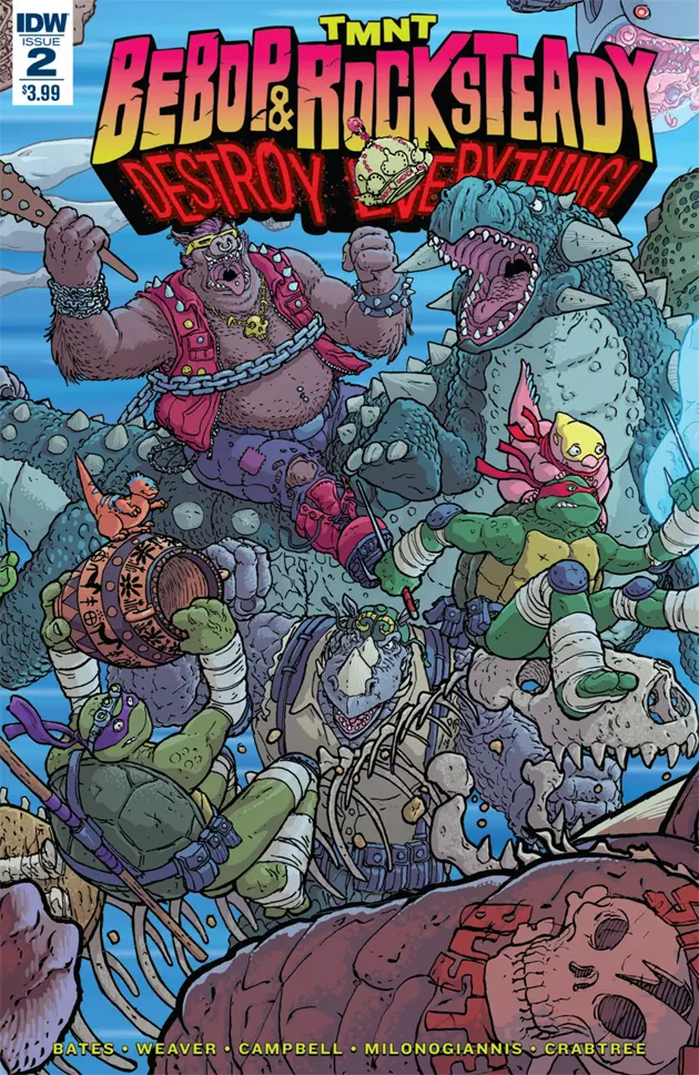 Bebop And Rocksteady Journey To The Distant Past Of The Year 2000 (And Also Dinosaur Times) In &#8216;Bebop And Rocksteady Destroy Everything&#8217; #2 [Preview]