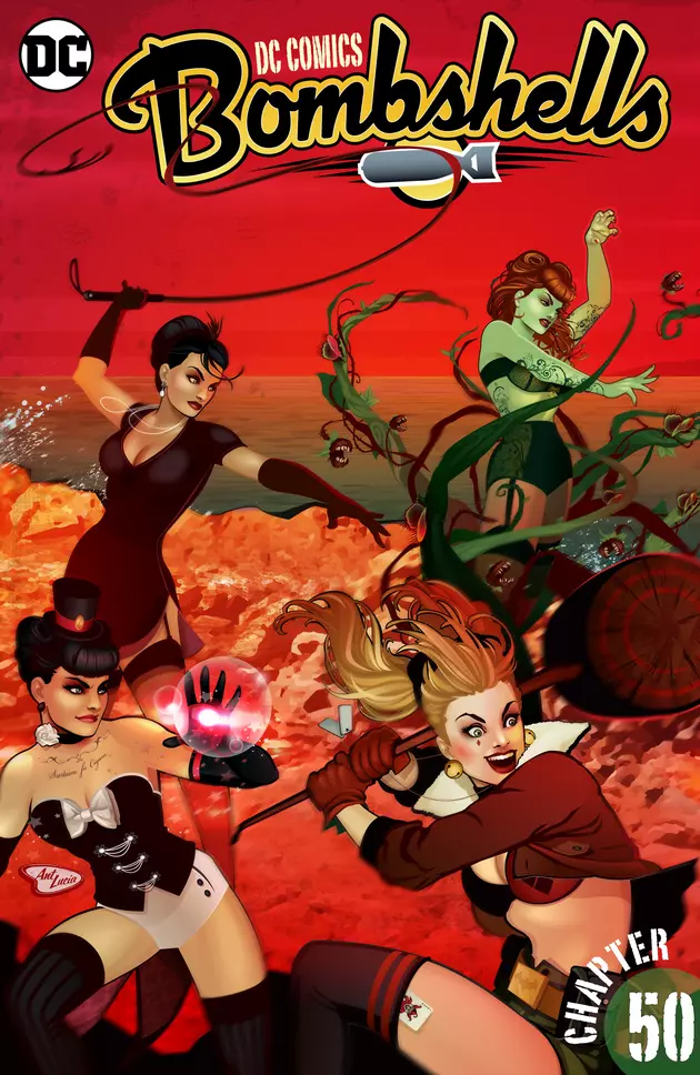 Bat-Missiles and More in &#8216;DC Comics Bombshells&#8217; Chapter 50 [Preview]