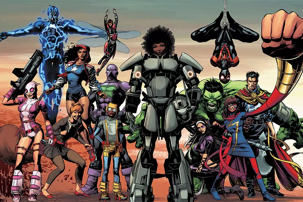 The Marvel Universe Stands Divided In Marvel NOW Promo Art