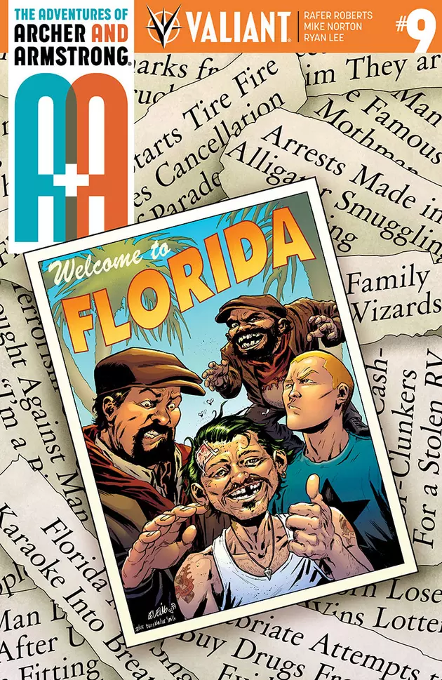 Florida Man Is The Sensational Character Find Of 2016 In &#8216;A&#038;A: The Adventures Of Archer &#038; Armstrong&#8217; #9 [Preview]
