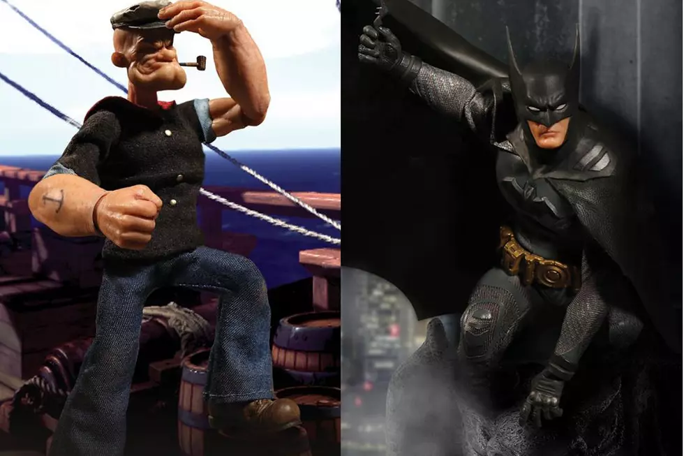 Mezco’s Toy Fair Teasers Include One:12 Collective Batman, Doctor Strange and Popeye