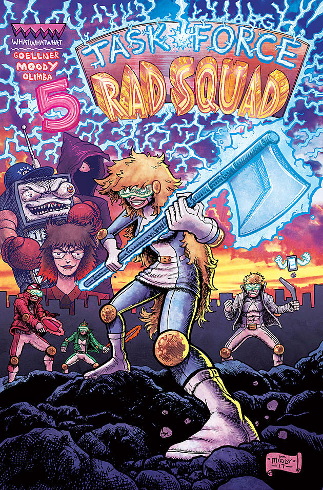 Giant Phones And Terrible Jobs In &#8216;Task Force Rad Squad&#8217; #5 By Caleb Goellner And Buster Moody [Preview]