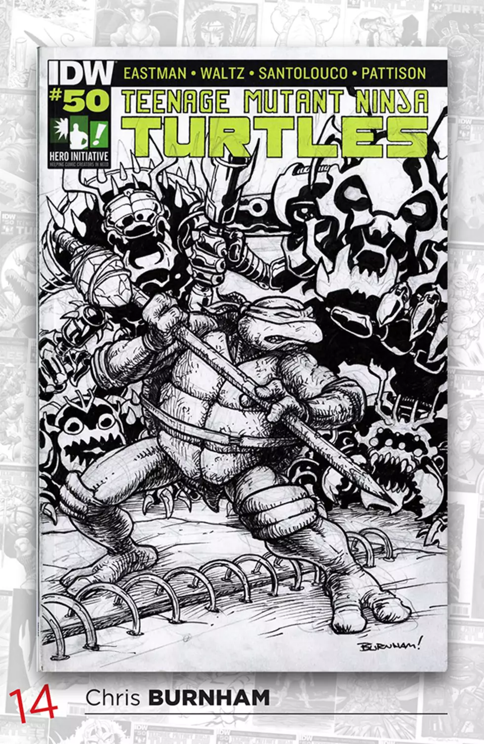 The Industry’s Best Artists Sketch The Heroes In A Half Shell For ‘Teenage Mutant Ninja Turtles: 100 Project’ [Preview]