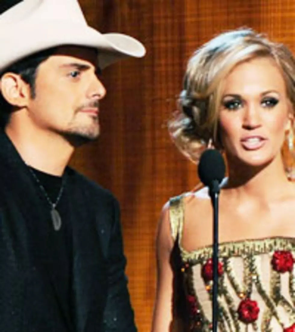 2012 CMA Awards to Be Hosted by Brad Paisley, Carrie Underwood