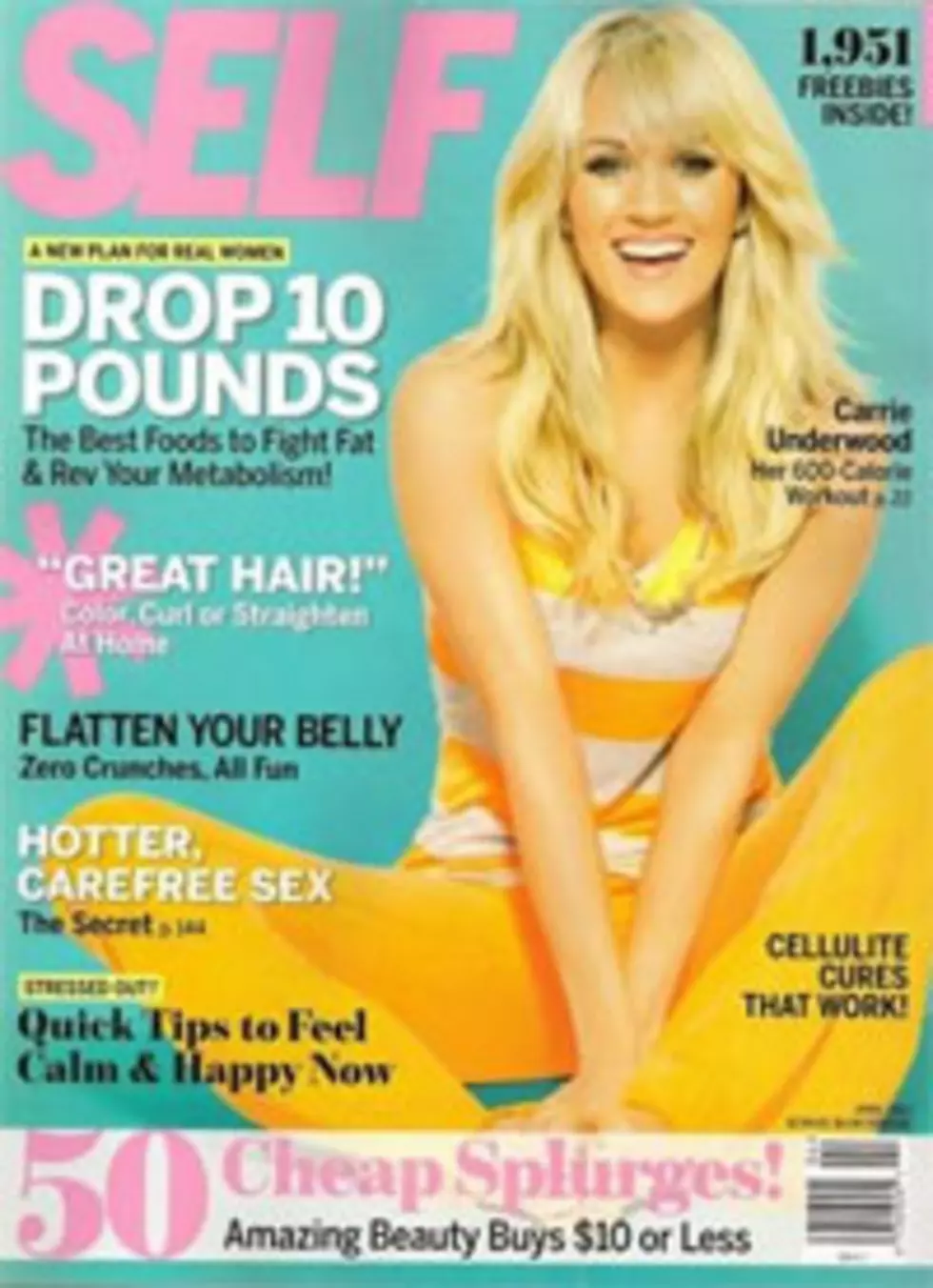 Carrie Underwood Self Magazine Cover: Singer Reveals Diet Tips