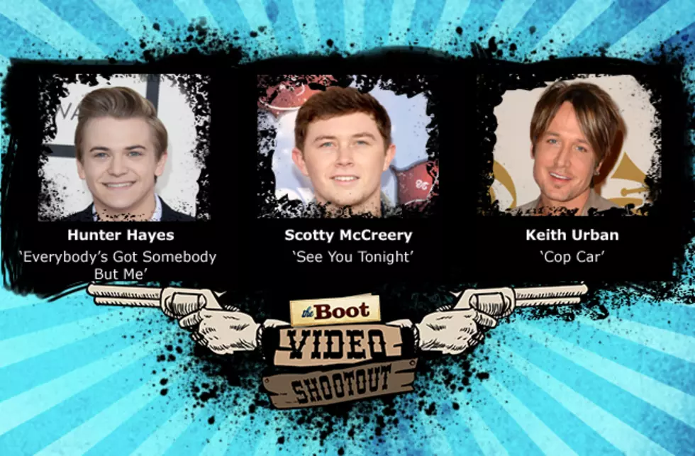 Hunter Hayes, Scotty McCreery + Keith Urban - Video Shootout