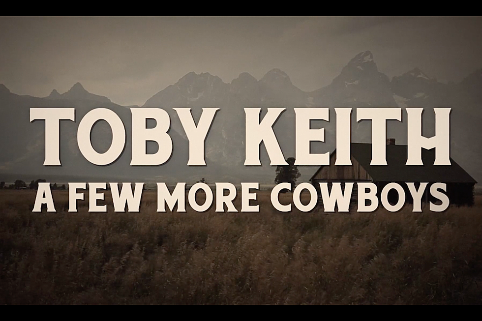 Toby Keith, ‘A Few More Cowboys’ Lyric Video [Exclusive Premiere]