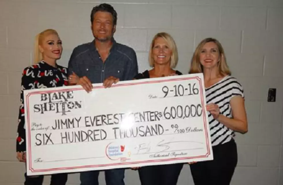 Blake Shelton Donates $600,000 to Oklahoma City Children’s Hospital
