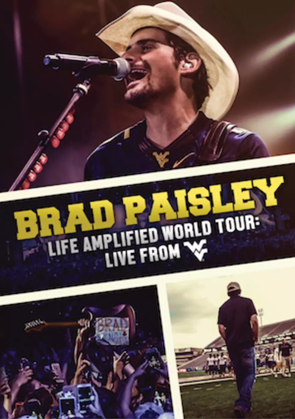 Brad Paisley to Release &#8216;Life Amplified World Tour: Live From WVU&#8217; CD / DVD