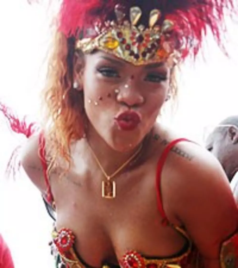 Rihanna Strips Down to Bikini for Parade in Barbados