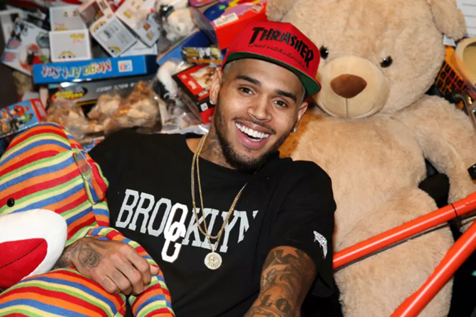 Chris Brown Leaves Rehab to Give Back at Christmas Toy Drive
