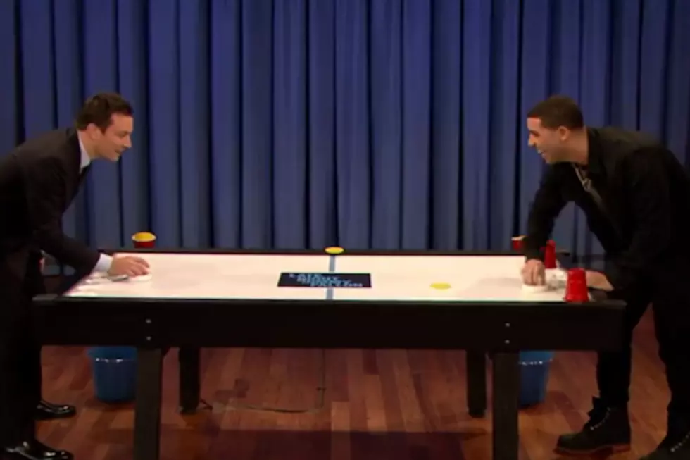 Drake Plays Beer Hockey, Talks Being High on an Audition on ‘Jimmy Fallon’