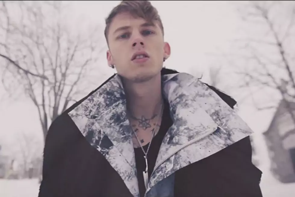 Machine Gun Kelly Hits a Snowy Cemetery for 'Halo' Video