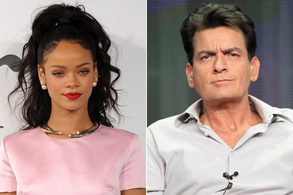 Rihanna and Charlie Sheen Trade Angry Blows on Twitter