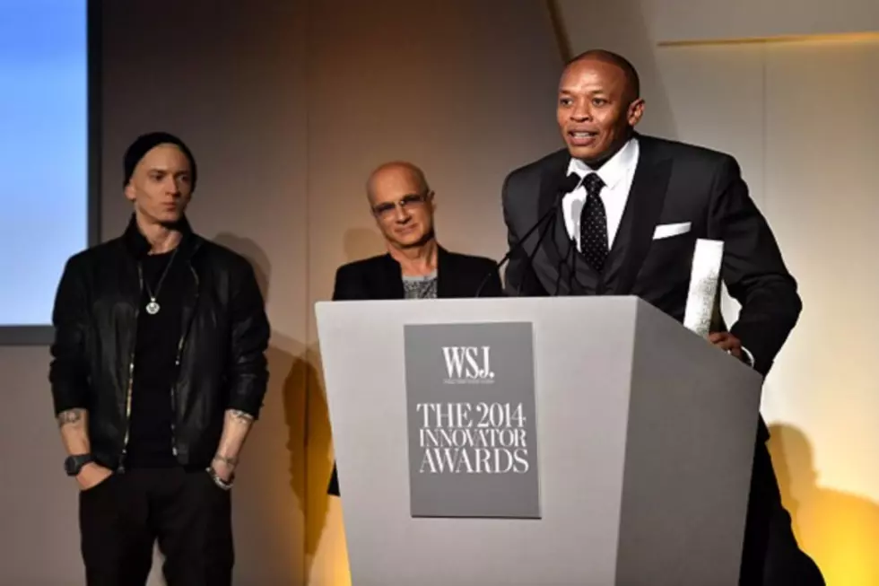 Eminem Honors Dr. Dre and Jimmy Iovine at Wall Street Journal Magazine&#8217;s 2014 Innovator Awards