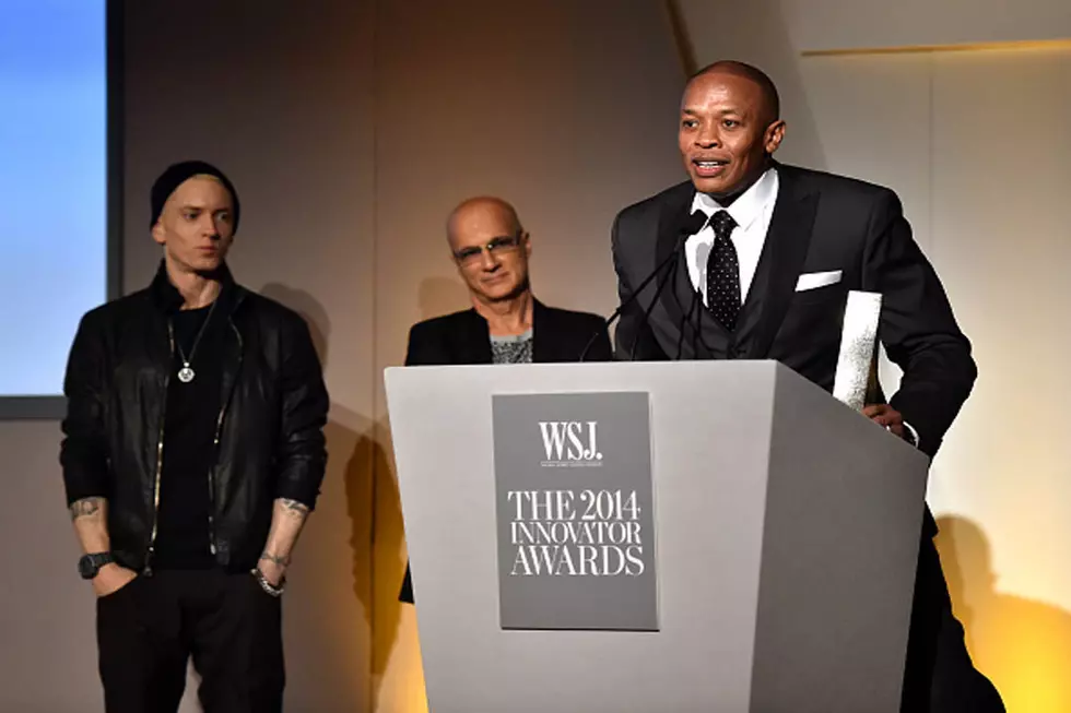 Eminem Honors Dr. Dre and Jimmy Iovine at Wall Street Journal Magazine’s 2014 Innovator Awards