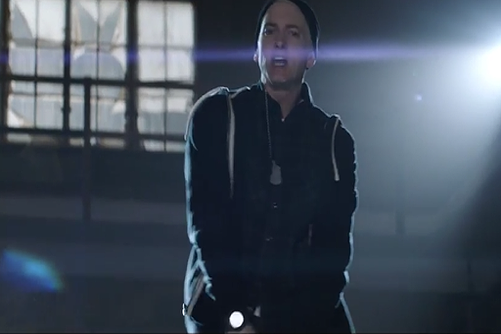 Eminem Brings a Champion to the Ring in ‘Guts Over Fear’ Video