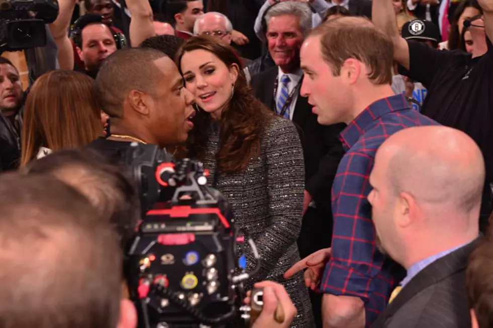 Beyonce and Jay Z Meet Royal Couple William and Kate at Brooklyn Nets Game [PHOTOS]