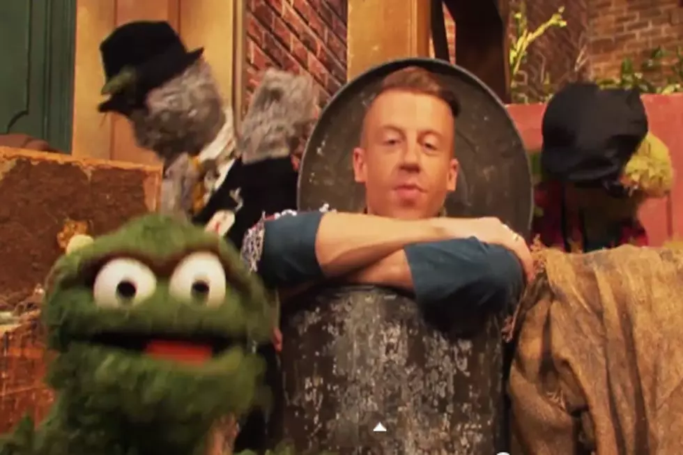 Macklemore Performs ‘Trashy’ ‘Thrift Shop’ Remix on ‘Sesame Street’ [VIDEO]