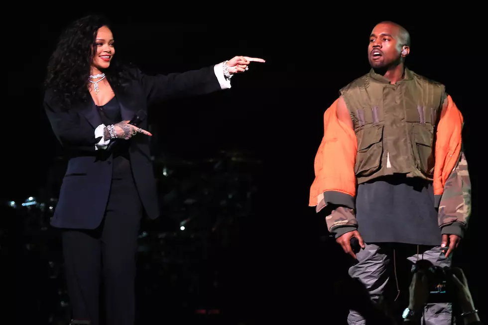 Rihanna & Kanye West Rock DirecTV’s Pre-Super Bowl Party [VIDEOS]