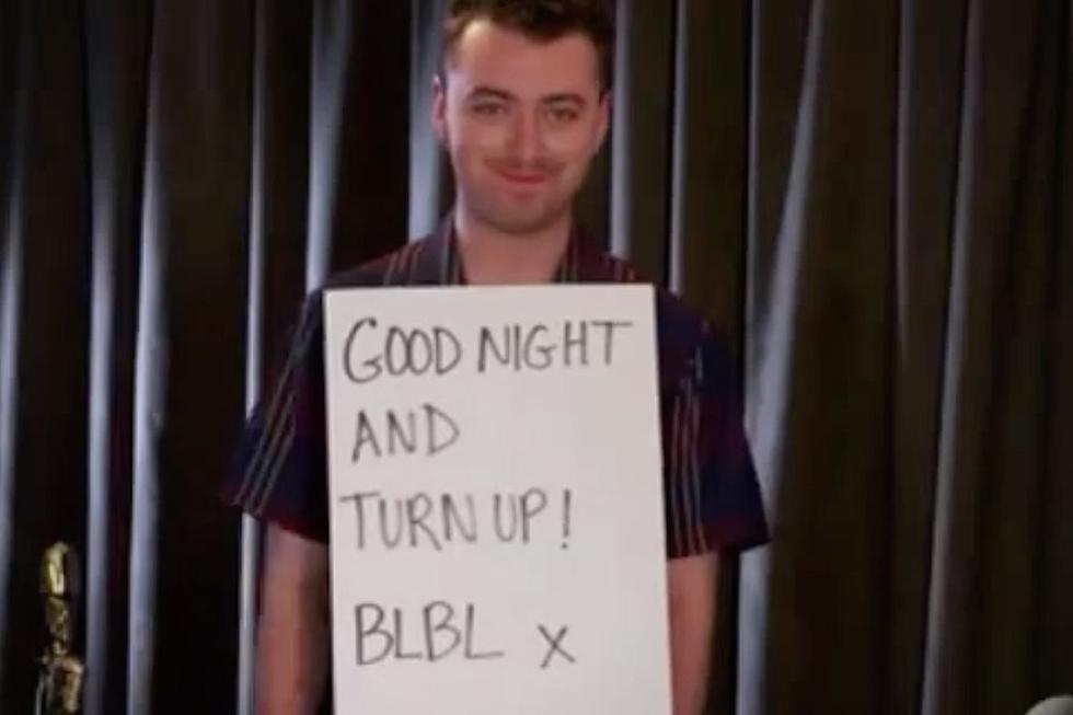 Sam Smith Gives Acceptance Speech With Cue Cards at 2015 Billboard Music Awards [VIDEO]
