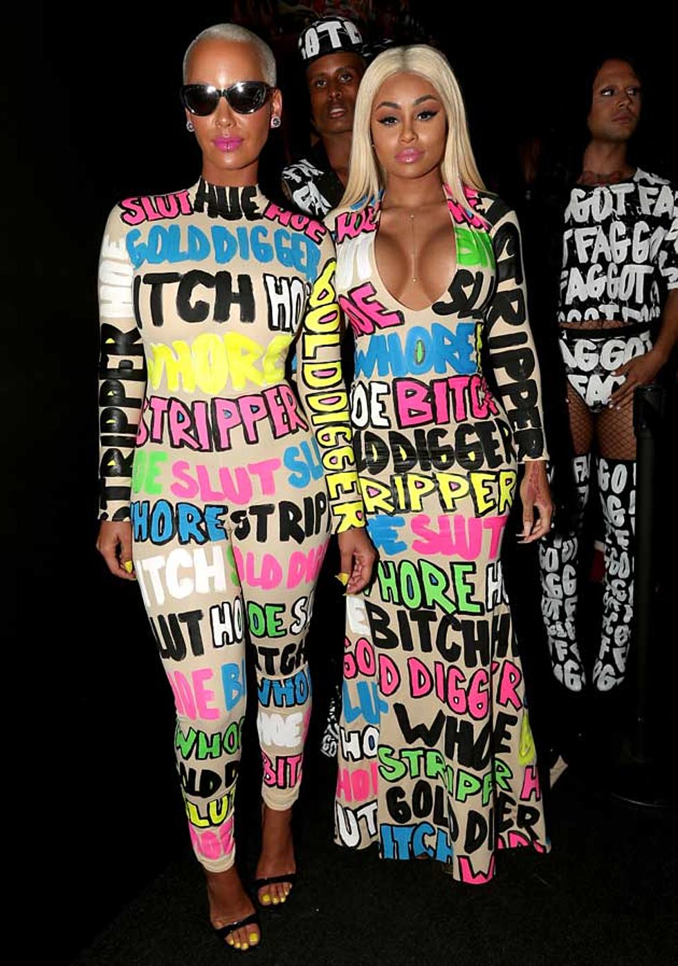 Amber Rose and Blac Chyna Make a Powerful Statement on 2015 MTV Video Music Awards Red Carpet