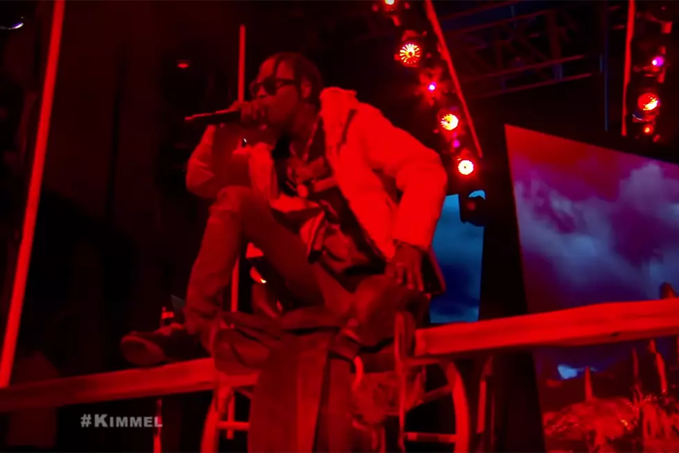 Travi$ Scott Performs 'Antidote' on 'Jimmy Kimmel Live!' [VIDEO]