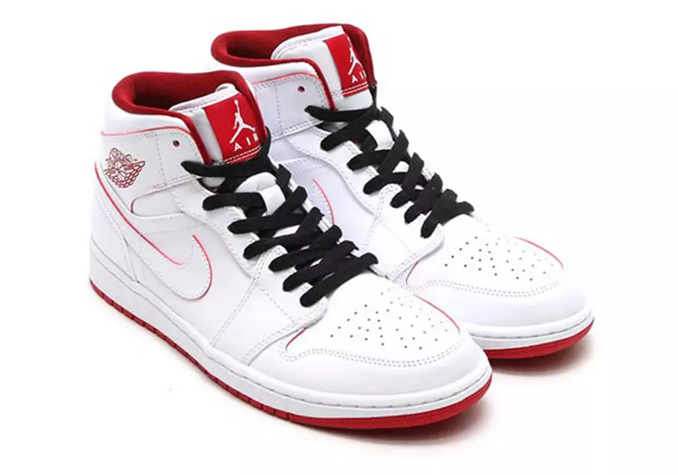 Air Jordan 1 Mid White / Red