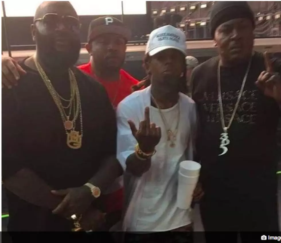 Lil Wayne Hangs Out With Trick Daddy & Rick Ross at Beyonce’s ‘Formation’ Tour in Miami [PHOTO]
