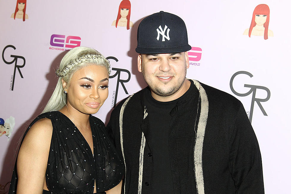 Blac Chyna and Rob Kardashian Celebrate Her Birthday and Chymoji App In Hollywood