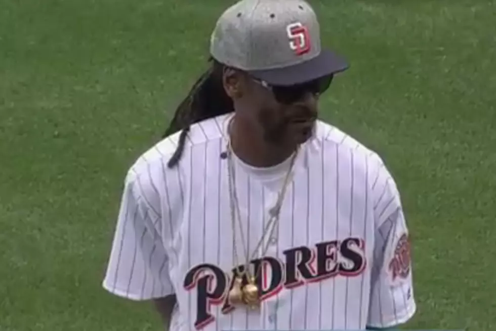 Snoop Dogg Throws Out the 1st Pitch For the San Diego Padres–and It’s Awful [VIDEO]