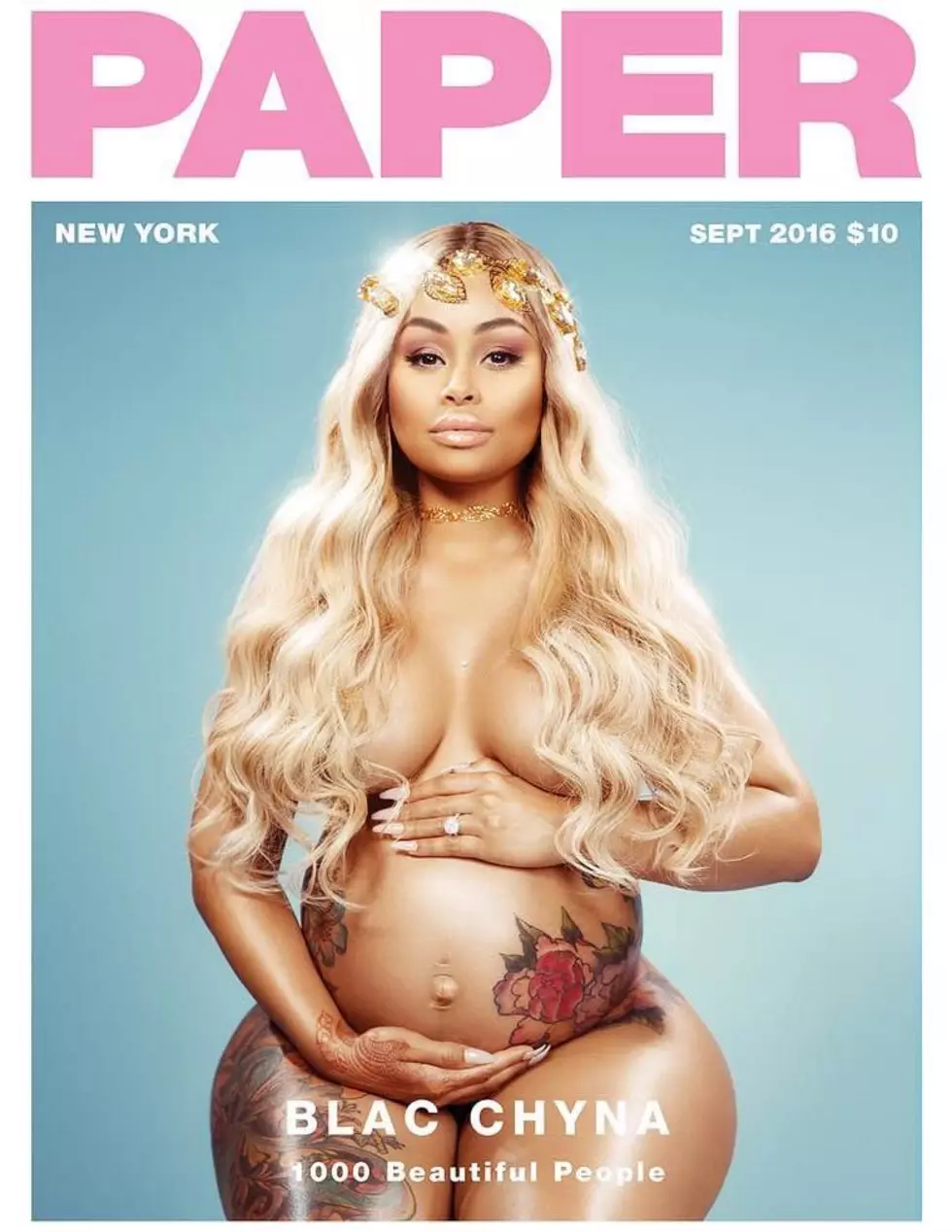 &#8216;A Mother and a Badass B&#8212;-:&#8217; Blac Chyna Goes Topless on the Cover of &#8216;PAPER&#8217; [PHOTOS]