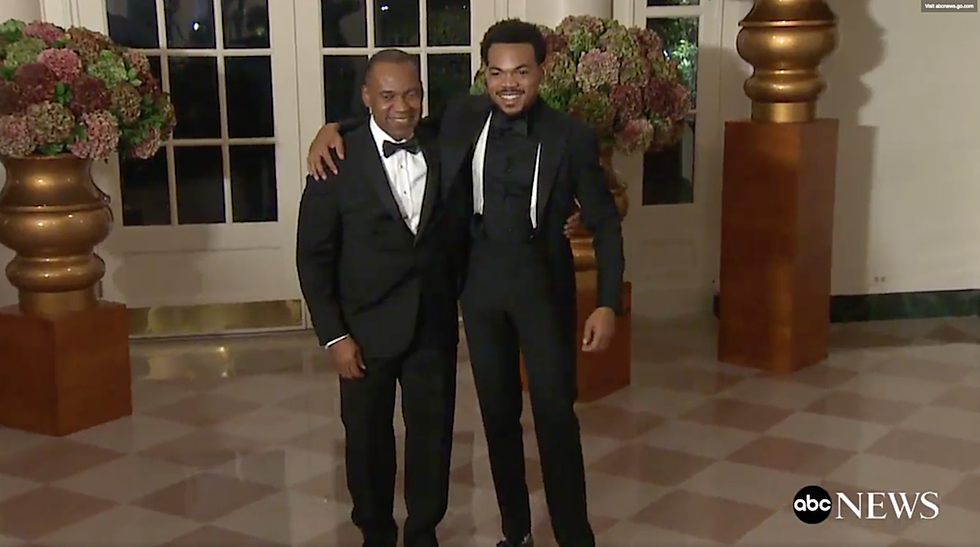 Chance the Rapper and Frank Ocean Attend Obama’s Final White House State Dinner