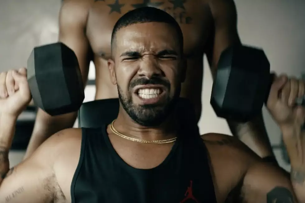 Drake Fails Miserably With His Bench Press in Funny Apple Music Commercial [WATCH]