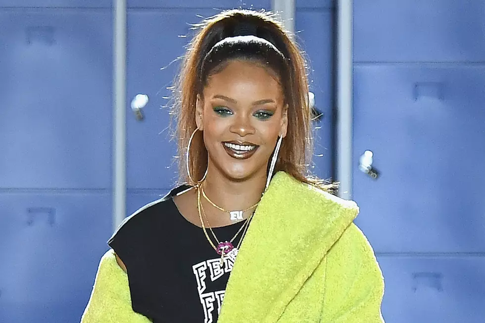 Rihanna Wears Gucci Diamond Body Suit and Rocks Out to Kendrick Lamar at Coachella [PHOTO]