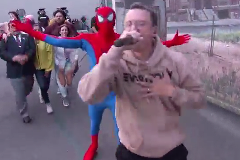 Logic Gives High Energy Performance of ‘Black Spiderman’ on ‘Jimmy Kimmel Live!’ [WATCH]