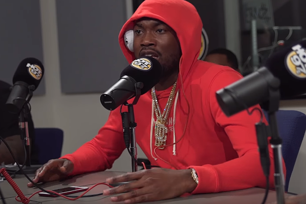 Meek Mill Goes All the Way In During Freestyle at Hot 97 [WATCH]