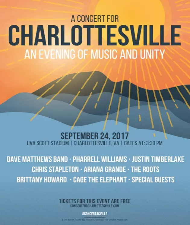 The Roots, Pharrell, Justin Timberlake and More to Perform at Charlottesville Benefit Concert