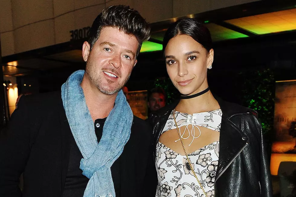 Robin Thicke Welcomes New Baby With Girlfriend April Love Geary [VIDEO]