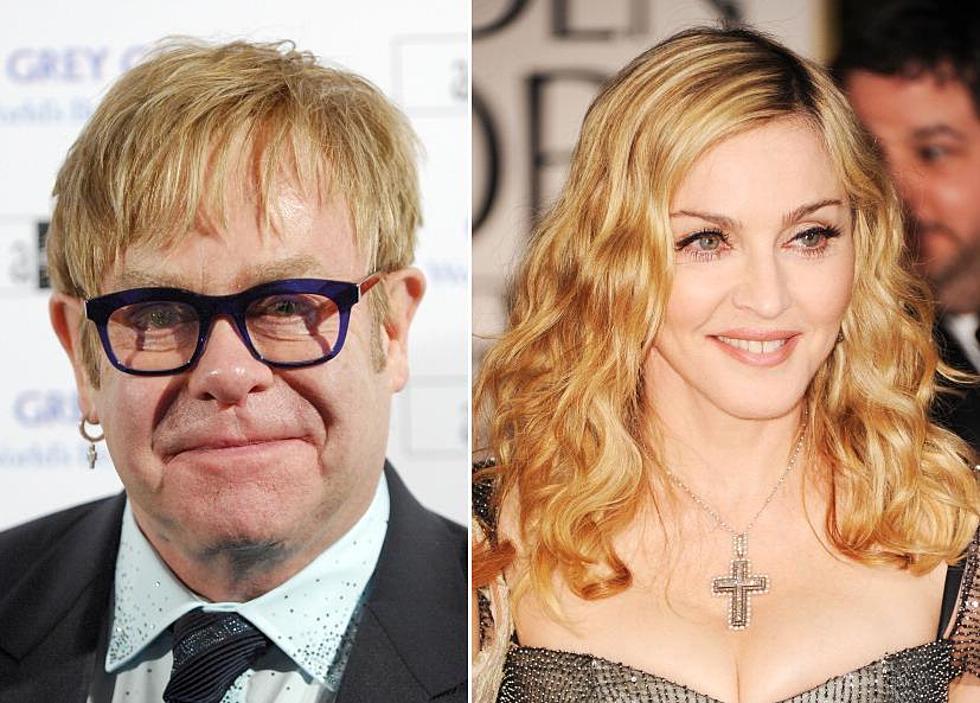 Hollywood Dirt: The Elton John and Madonna Feud + Eva Longoria Without Makeup!