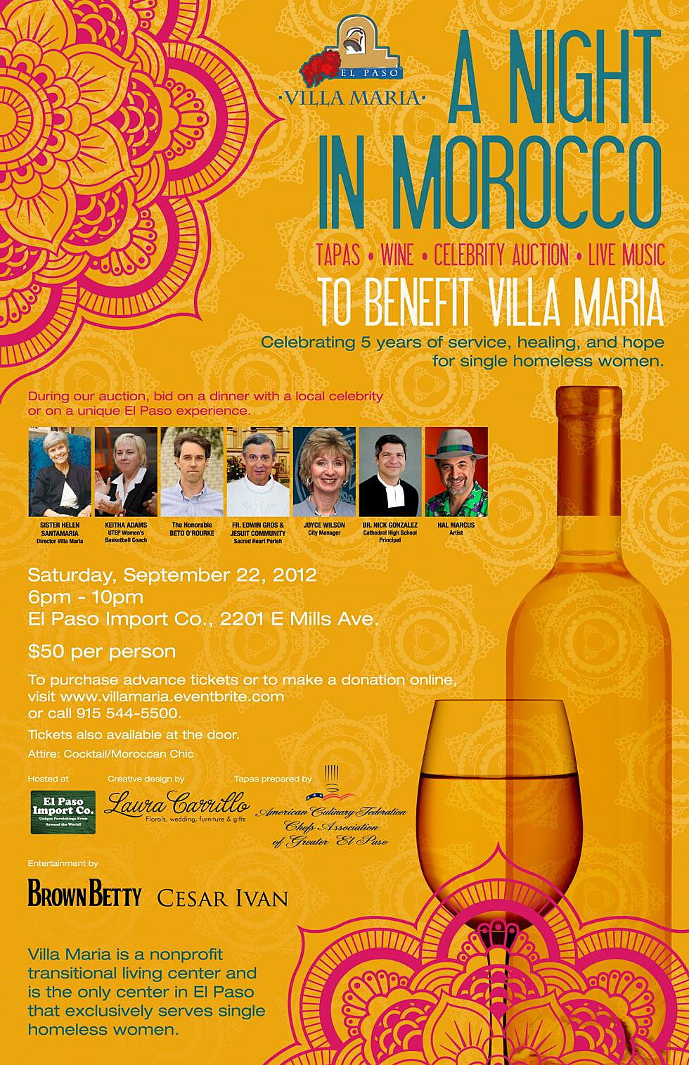 A Night In Morocco Tomorrow In El Paso! Don’t Miss This Great Event!